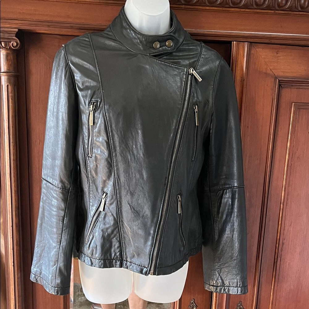 Michael Kors Lambskin Leather Jacket